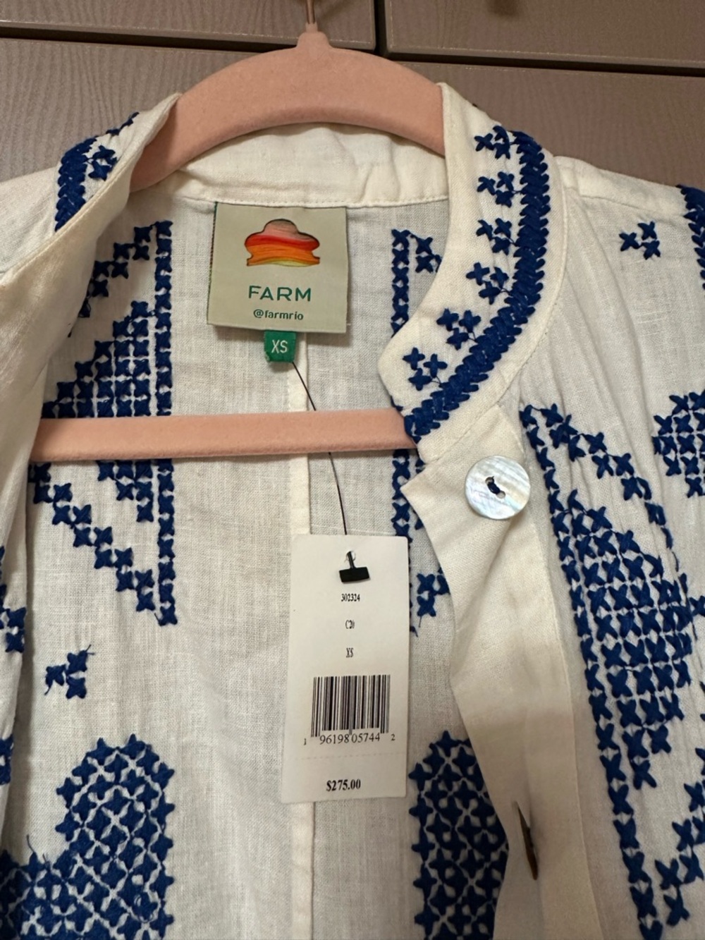 Farm Rio Linen Dress - Picture 7 of 7